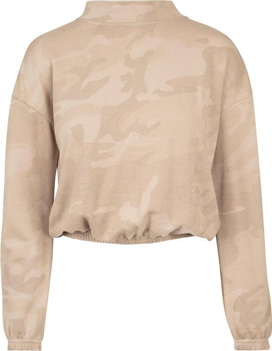 Urban Classics Ladies Camo Turtleneck Crew