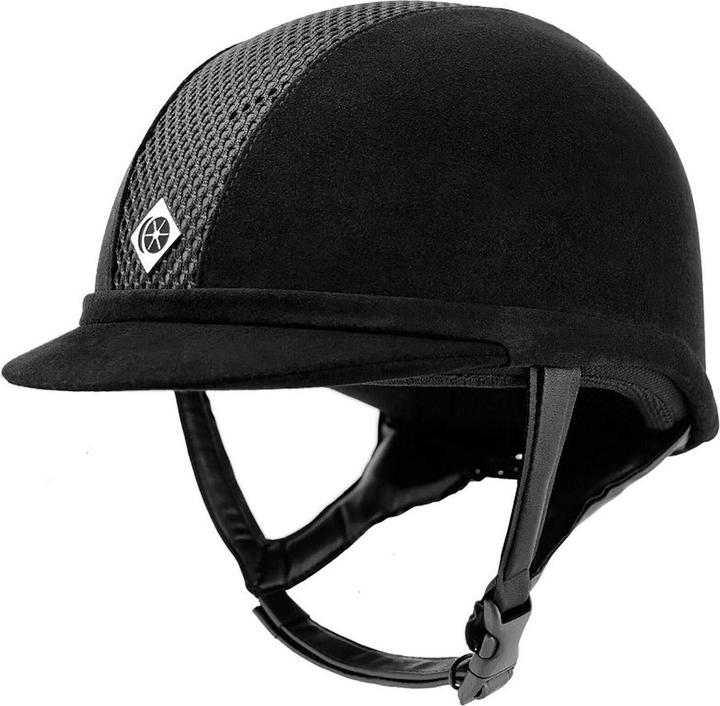 Produktbild Charles Owen reithelm aus mikrovelours ayr8 plus (57 cm)