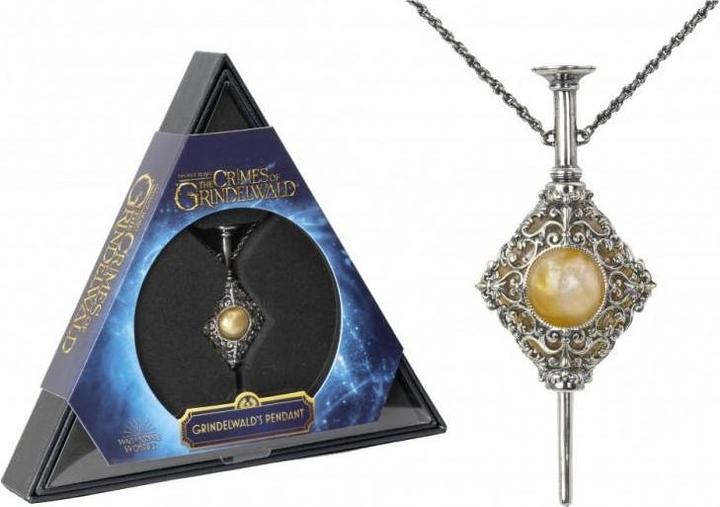 Immagine prodotto Noble Collection Animali fantastici 2: Ciondolo di Gellert Grindelwald (Argento)