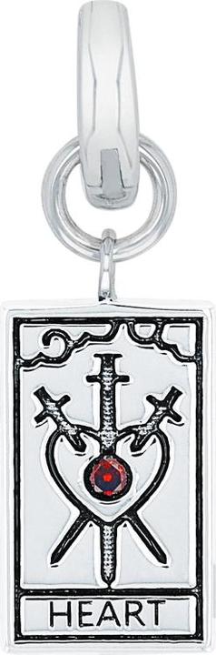 Amor Charms für Damen, 925 Sterling Silber, Zirkonia synth. | Tarotkarten (Silber 925)