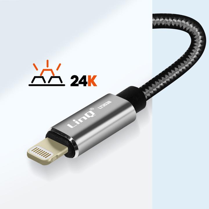 Image du produit LinQ LT3538 Séparateur audio (Lightning, Jack 3.5mm)