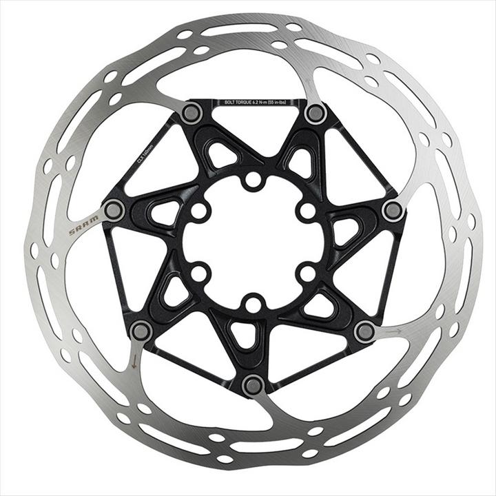 Actual product image Sram Centerline X Brake disc Rounded 6-hole 2-piece (140 mm)