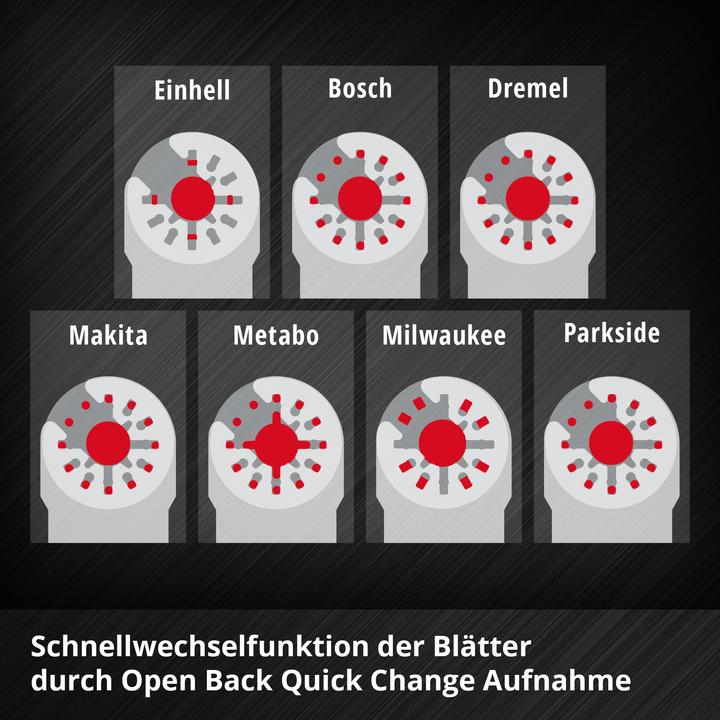 Produktbild Einhell Multitool-Set, 708110, XL-PLUS-Case, 10-teilig