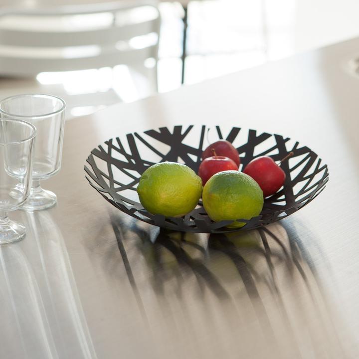 Actual product image Yamazaki Fruit basket with nest design TOWER (Ø 260 x 45 mm)