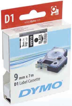 Image du produit Dymo S0720670 Bande standard (0.90 cm, Noir)