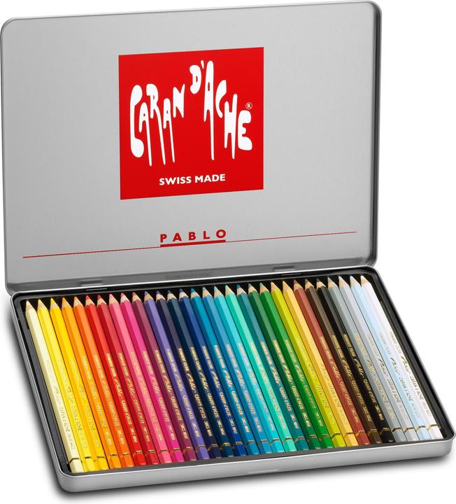 Immagine prodotto Caran d'Ache Pablo Metallschachtel (Multicolore, 30 x)