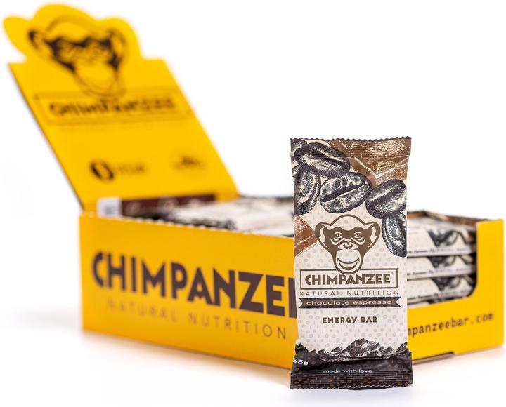Actual product image Chimpanzee Energy Bar (Espresso, Chocolate, 20 pcs., 1100 g)