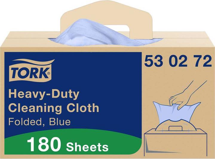 Produktbild Tork Extra Starke Reinigungstücher Blau W7, 1 x 180 Tücher 530272 Anzahl: 180St. (1 Stk.)