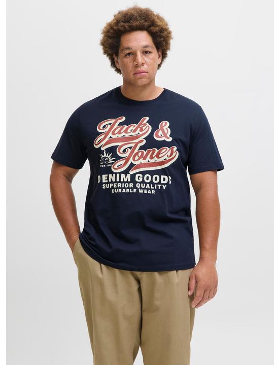 Immagine prodotto Jack & Jones Jjelogo Tee Ss Oneck 2 Col Aw25 Noos Pls (6XL)
