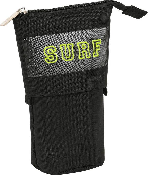 Actual product image Safta Standing pencil case Surf Black (8 x 19 x 6 cm)