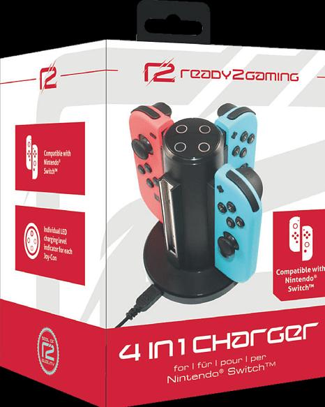Actual product image ready2gaming 4 in 1 Charger (Switch)