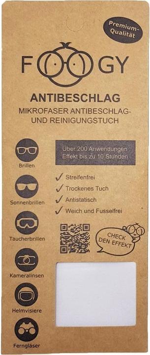 Foogy Antibeschlag- und Reinigungstuch