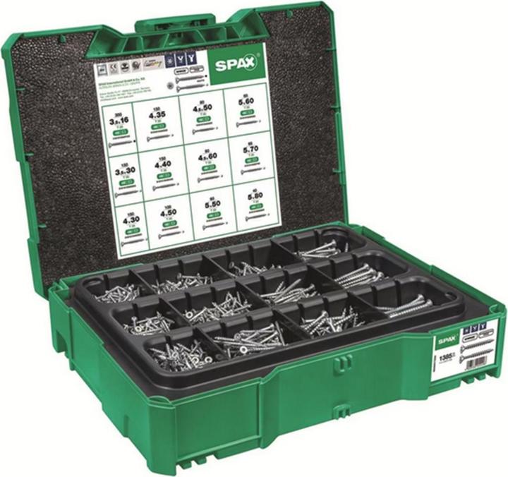 Productafbeelding Spax Montagekoffer T-Loc Systainer (1385 Schroeven per stuk)