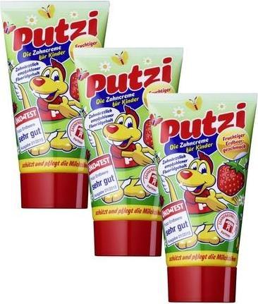 Immagine prodotto Putzi dentifricio per bambini, fragola, 50 ml (50 ml)