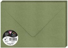 Produktbild Clairefontaine Packung mit 20 Umschlägen Pollen C5 162x229 120g/m2 - Salbeigrün (162 x 229 mm, 20 x)