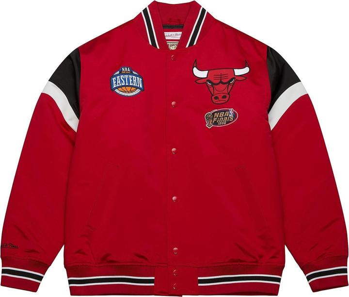 Actual product image Mitchell & Ness M&N Heavyweight Satin Jacket NBA Chicago Bulls - M (M)
