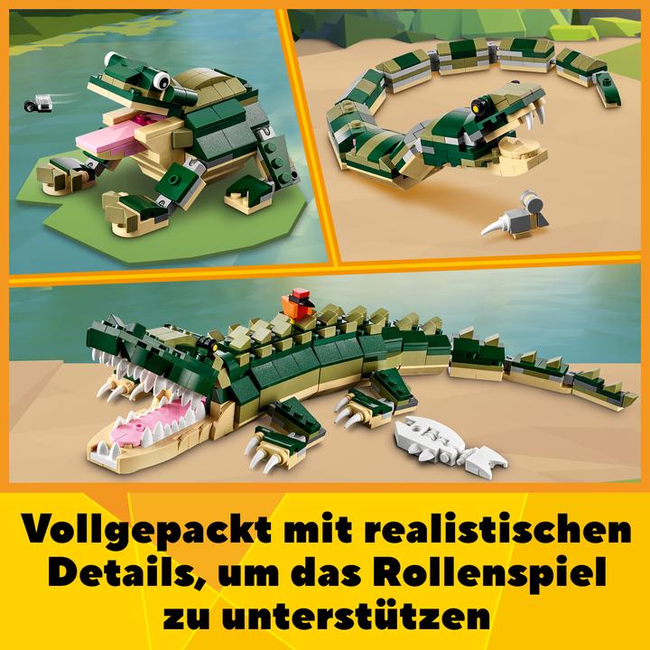 Actual product image LEGO Creator 31121 Crocodile (31121, LEGO Creator 3-in-1)
