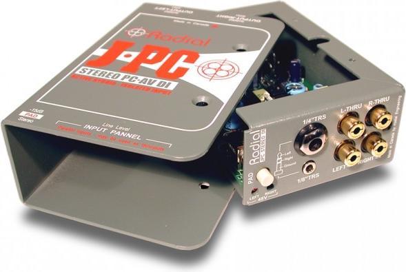 Produktbild Radial JPC actieve stereo DI box voor laptops en computers