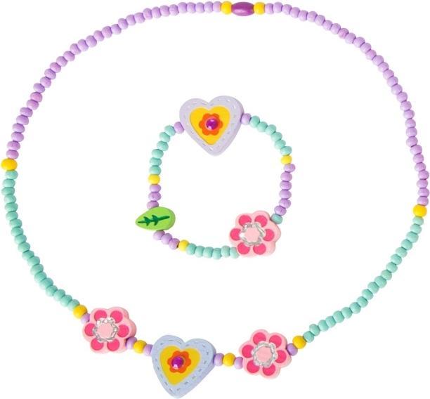 small foot Mädchen Armband und Halskette Holzperlen (25 cm, Holz)