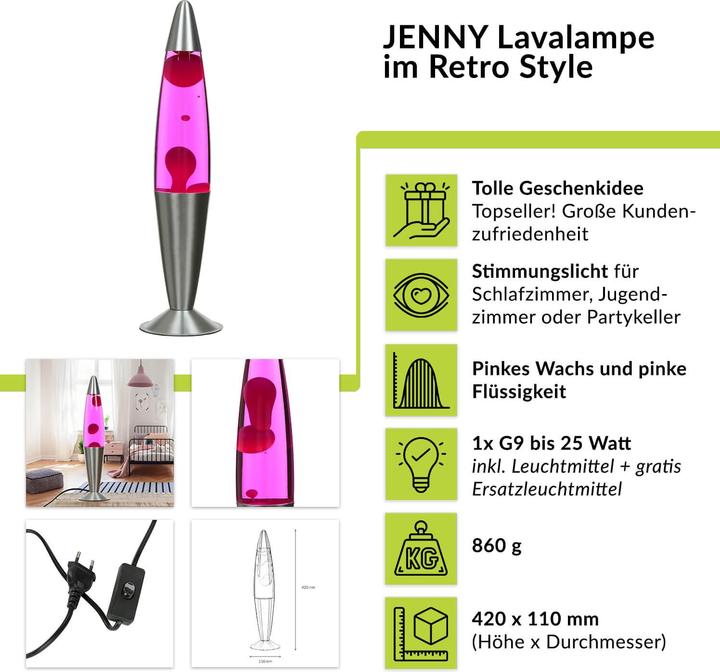 Produktbild Licht-Erlebnisse Jenny (210 lm, G9)