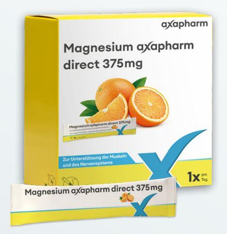 Produktbild Axapharm Magnesium direct (50 Stück, Pulver, 160 g)