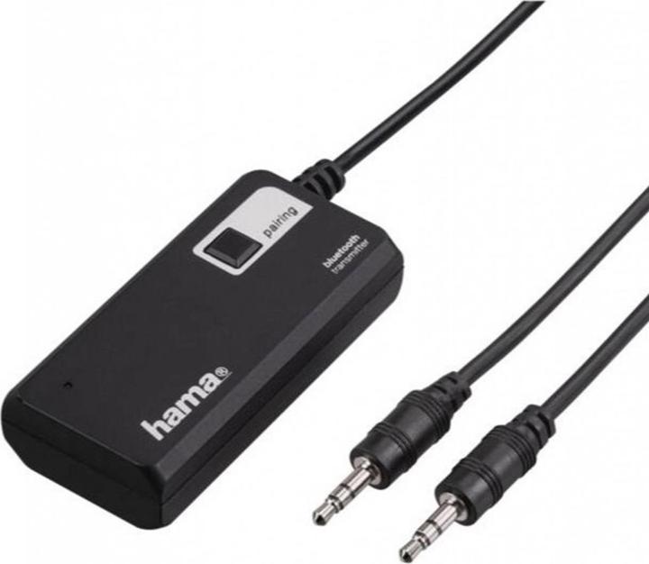 Actual product image Hama Bluetooth audio transmitter TWIN, for two headphones/receivers (Channels)