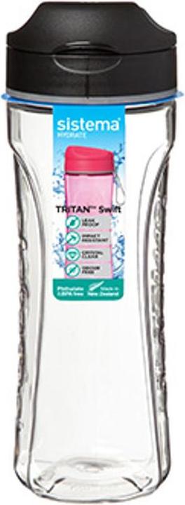 Sistema Tritan Swift Bottle 600ml - Black (0.60 l)