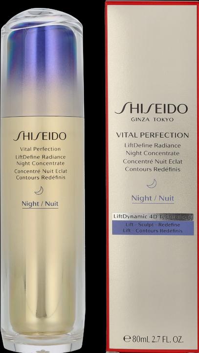 Actual product image Shiseido VITAL PERFECTION LiftDefine Radiance Night Concentrate (80 ml)