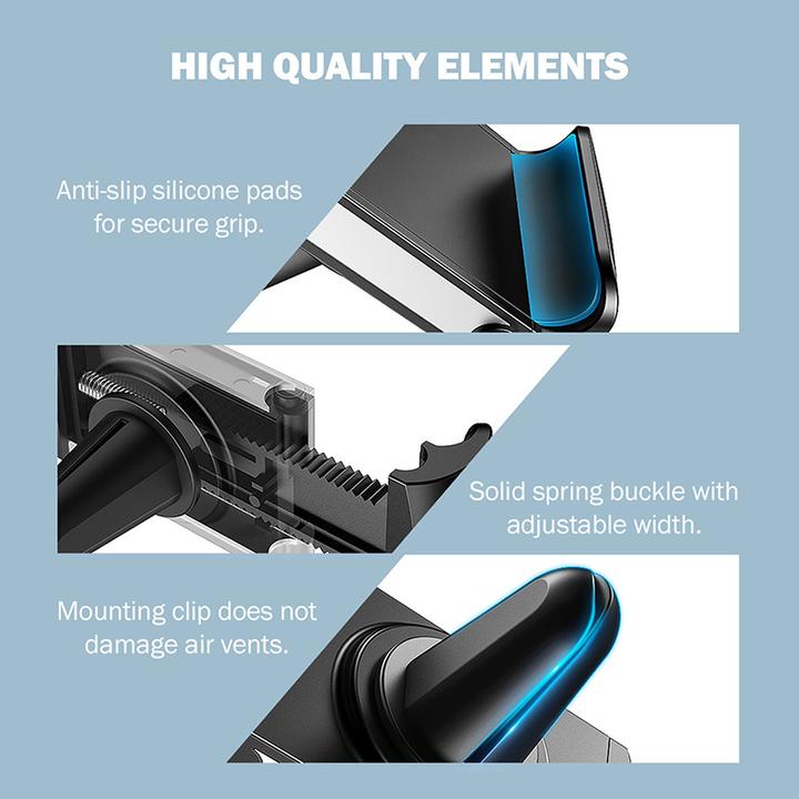 Image du produit Crong Support de terminal automobile universel Smart CRG-CH2-BLK