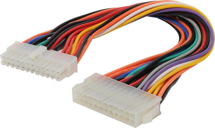 Image du produit Shiverpeaks ATX 24 broches/ATX 24 broches 0.3m. Longueur du câble : 0,3 m, connecteur 1 : ATX (24 broches)