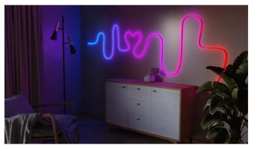 Produktbild Hama 00176634 Smart Lighting Intelligenter Leuchtstreifen Weiss WLAN (500 cm, Indoor)