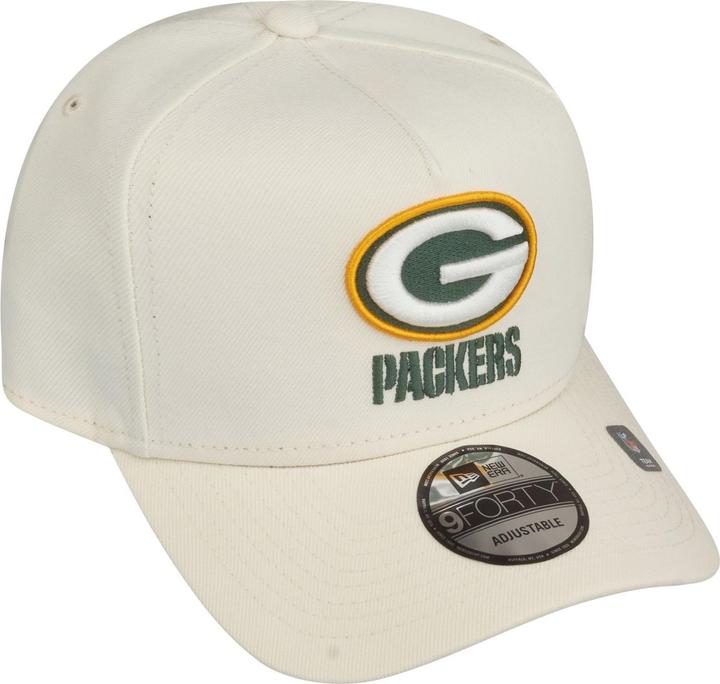 Actual product image New Era 9Forty A-Frame Cap - Green Bay Packers chrome white (One size)