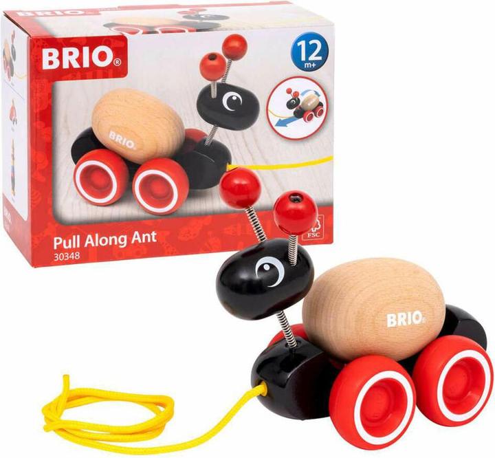 Actual product image Ravensburger BRIO - 30348 Pull-along ant| Pull-along toy for children aged 12 months and over