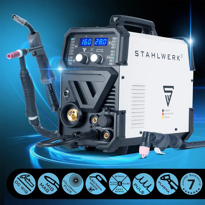 Produktbild Stahlwerk Kombi Schweissgerät CTM-416 PULS 6-in-1 160 A