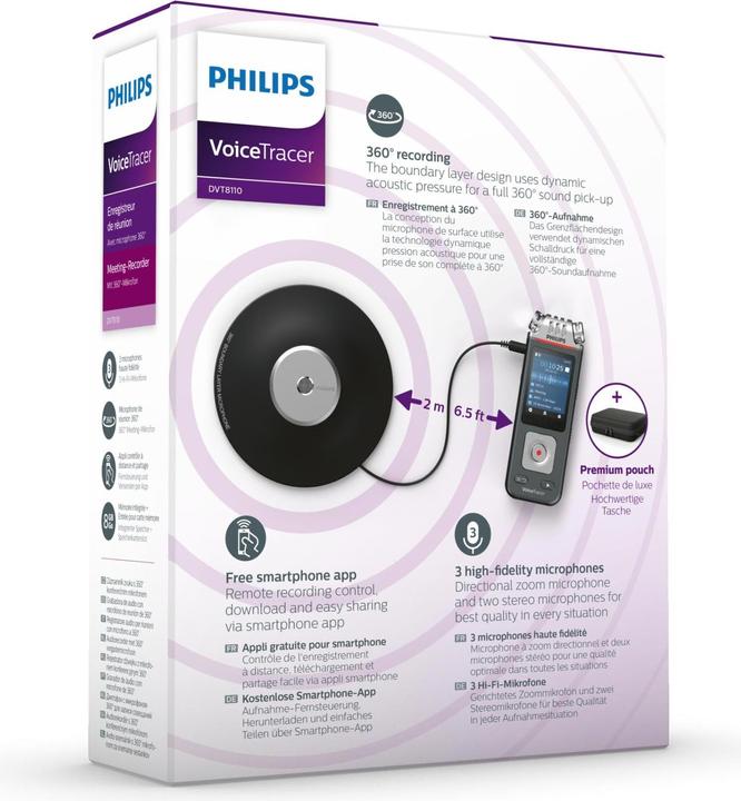 Actual product image Philips Digital Voice Tracer DVT8110 (8 GB)