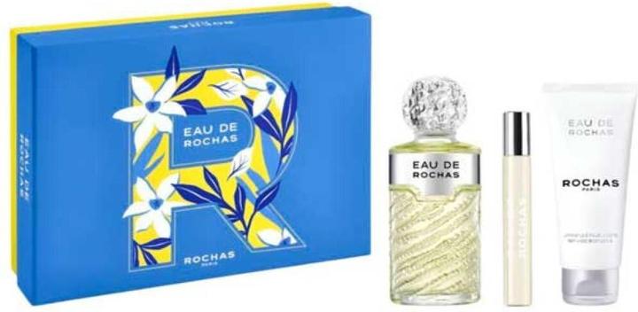 Rochas Eau De Eau De Toilette Spray 100ml Set 3 Pieces (Eau de Toilette, 100 ml)