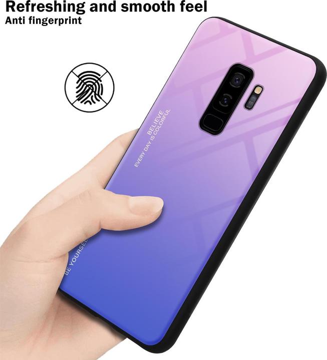 Produktbild Cadorabo TPU 2 Farben Glas Cover (Samsung Galaxy S9+)