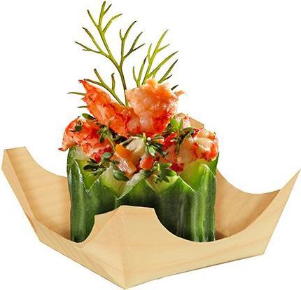 Actual product image Papstar Finger food bowl Pure square, 8 x 8 cm, 50 pieces (50 x)