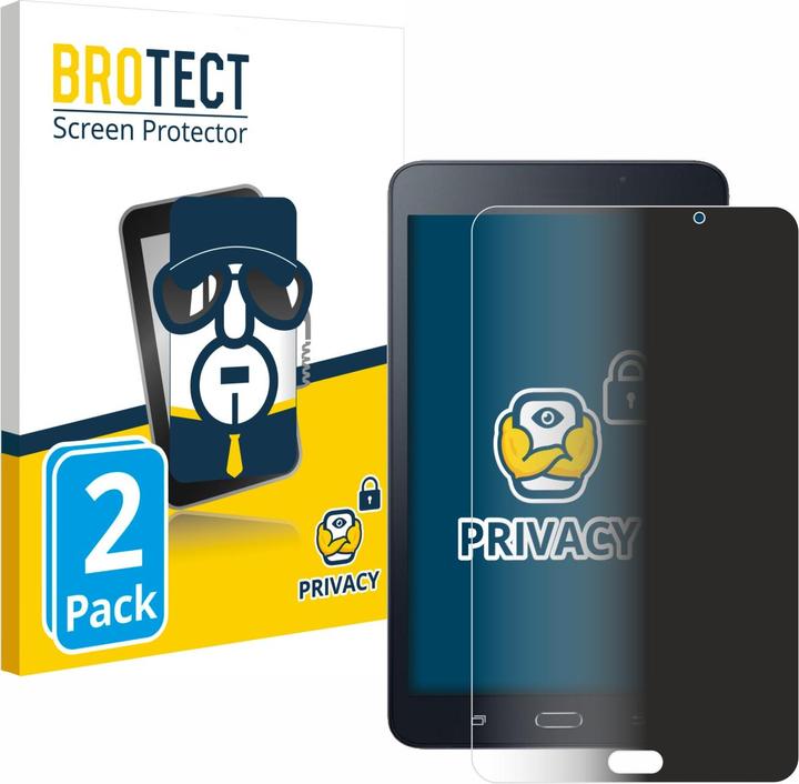 Produktbild BROTECT Sichtschutzfolie Anti-Spy Privacy Folie Blaulicht-Schutz (2 Stück, Galaxy Tab A6 7.0)