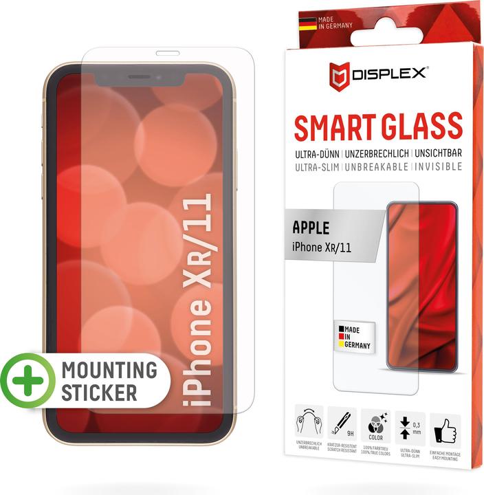Actual product image Displex Smart Glass, Displayschutzfolie (1 Piece, Apple iPhone 11)