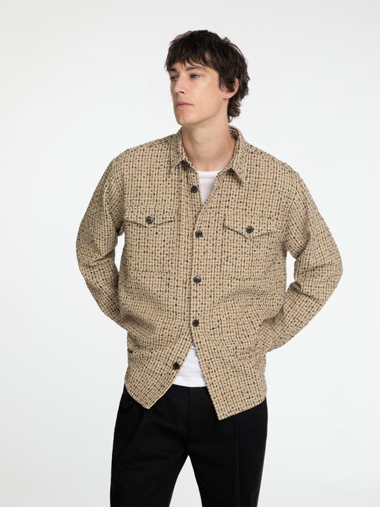 Actual product image Selected Homme Boxy fit bouclé overshirt (XL)