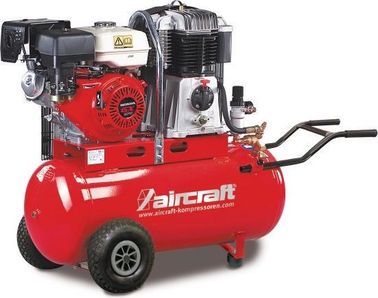 Stürmer - AIRBAU 652/100 B PRO - Mobiler Kolbenkompressor mit Benzinmotor (14 Bar, 100 l)