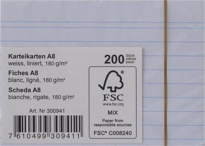 Actual product image Office Index cards (A8, 180 g/m²)