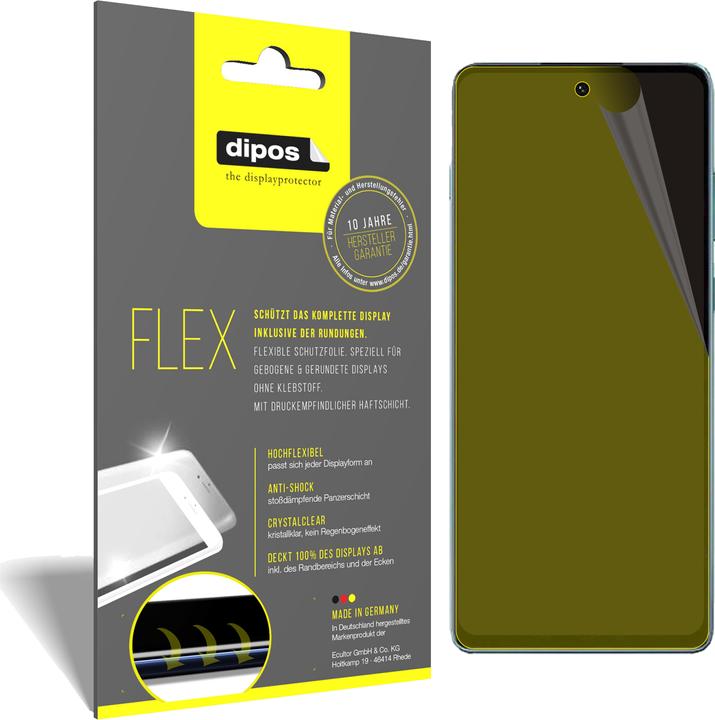 Produktbild Dipos Displayschutzfolie Full-Cover 3D (3 Stück, Motorola Edge S30)