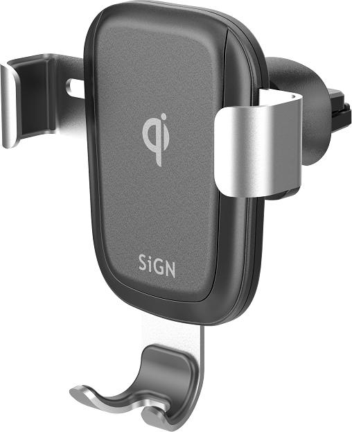 Produktbild SIGN Wireless Car Charger and Holder, 10W - Black