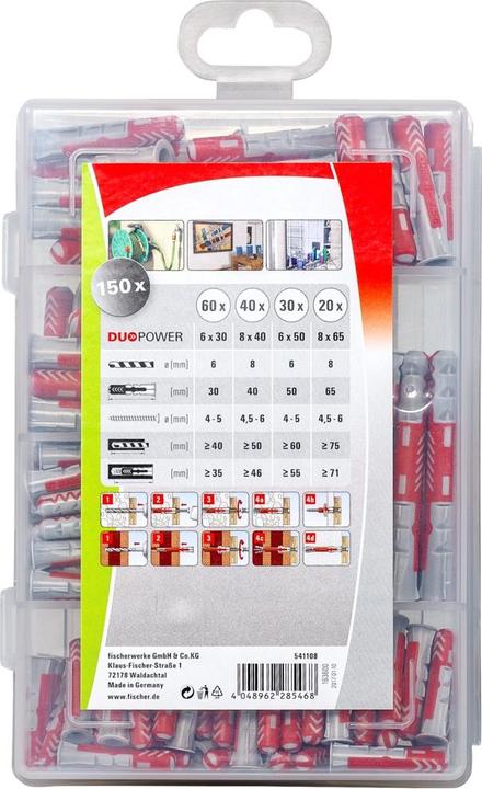 Productafbeelding Fischer Masterdoos DUOPOWER 60x6/8, 12x10 elk (150 Pcs.)