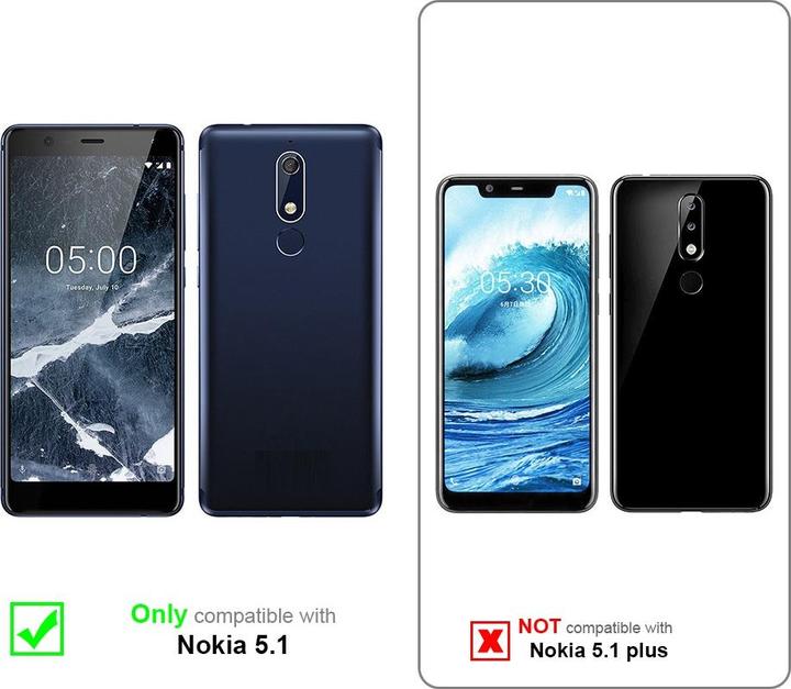 Actual product image Cadorabo Case for Nokia 5.1 with belt clip (Nokia 5.1)