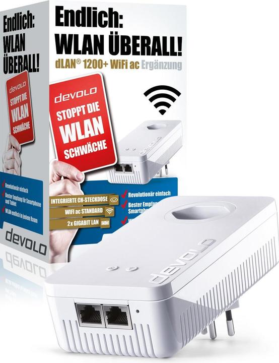 Image du produit Devolo dLAN 1200+ WiFi ac extension (1200 Mbit/s)
