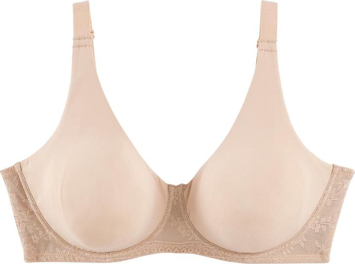 Actual product image La Redoute Collections Minimiser bra made from microfibre and lace (90 C)