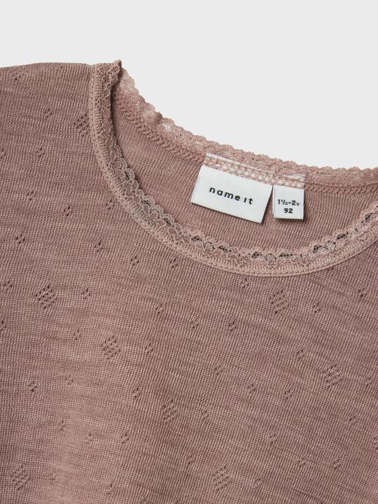 Actual product image Name it Nmfwang Wool Needle Ls Top Solid Noos (92)